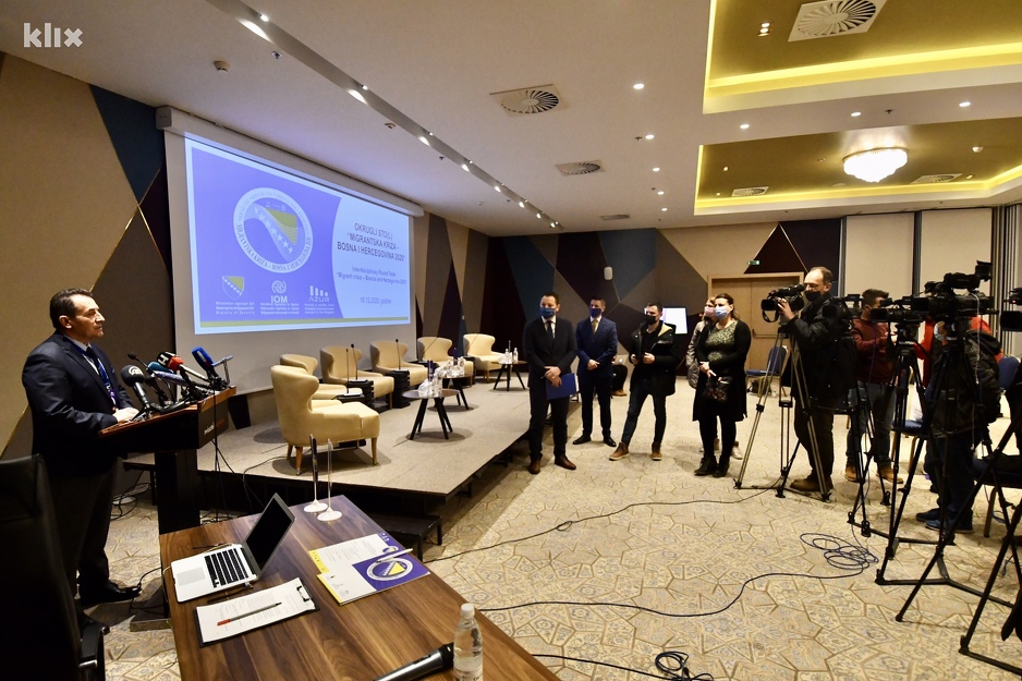 Cikotić o migrantskoj krizi (Foto: T. S./Klix.ba)
