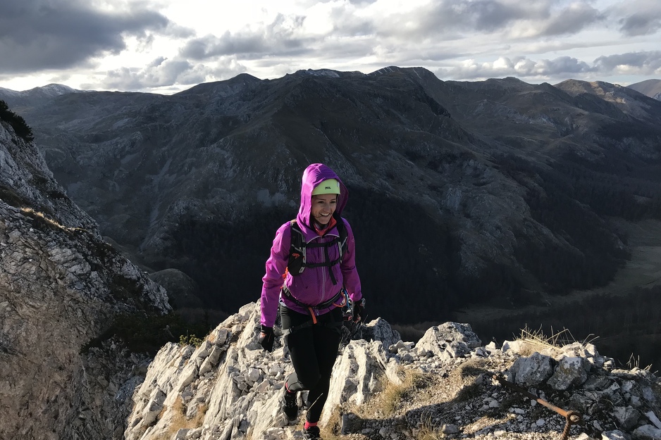 Sanja Kavaz na planinskim vrhovima