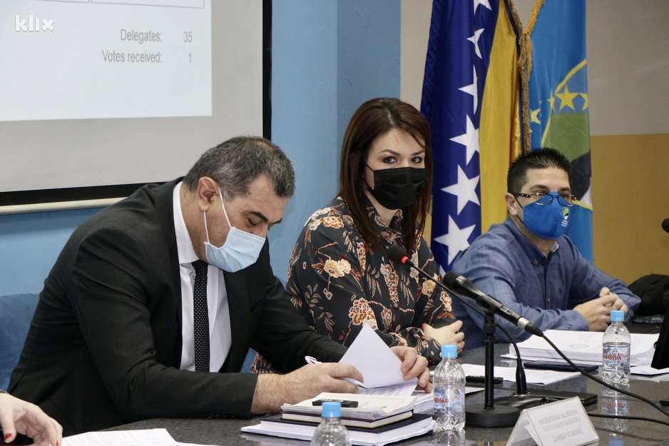 Članovi rukovodstva Kantoalne skupštine (Foto: A. K./Klix.ba)