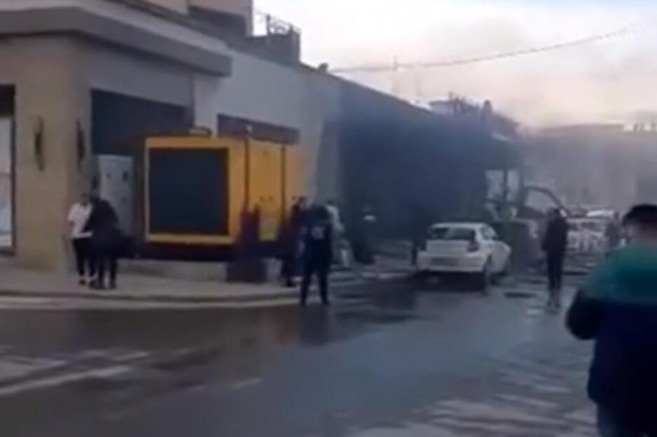 S mjesta događaja u Uroševcu (Foto: Gazeta Ekspres)