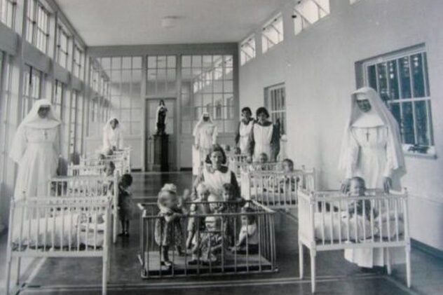 Fotografija iz kuće za majke i bebe u Tuamu (Foto: EPA-EFE)