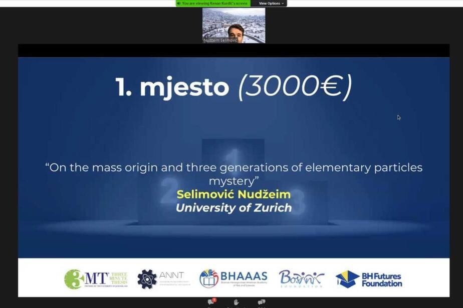 Pobjednik takmičenja Nudžeim Selimović (Foto: 3MT)