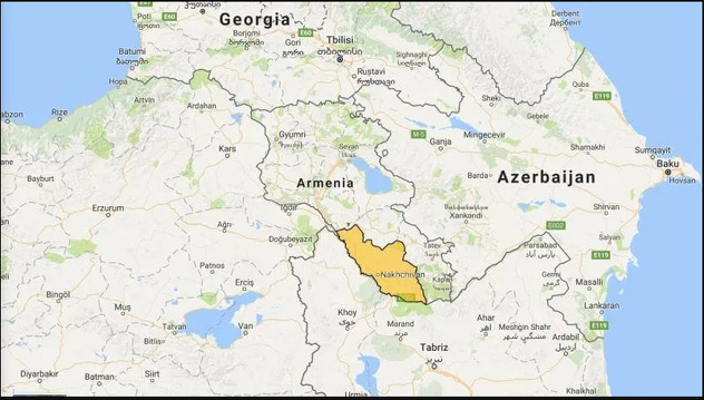 Položaj autonomne regije u odnosu na Azerbejdžan (Foto:Facebook)