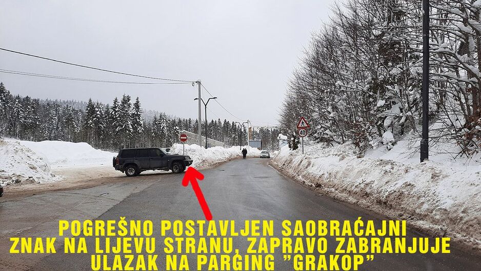 Organizaciju saobraćaja nazvali nebuloznom (Foto: Inicijativa za Bjelašnicu i Igman)