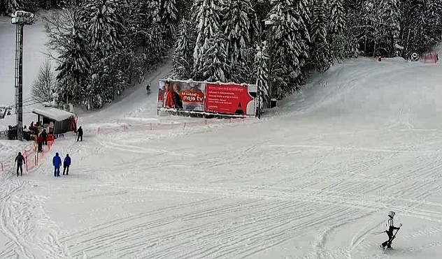 Na Bjelašnici je napadalo 197 cm snijega, Screenshot: Live kamera
