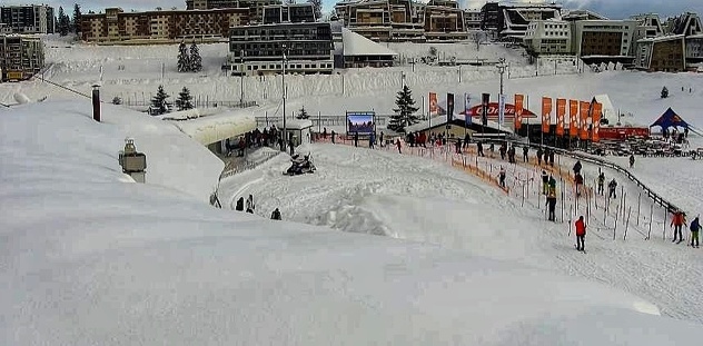 Uprkos velikoj hladnoći posjetilaca već ima na Bjelašnici, Screenshot: Live kamera