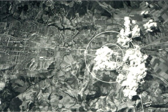 Bombardovanje Alipašinog Mosta 9. septembra 1944. godine (Foto: Bombardment Group Memorial Site)