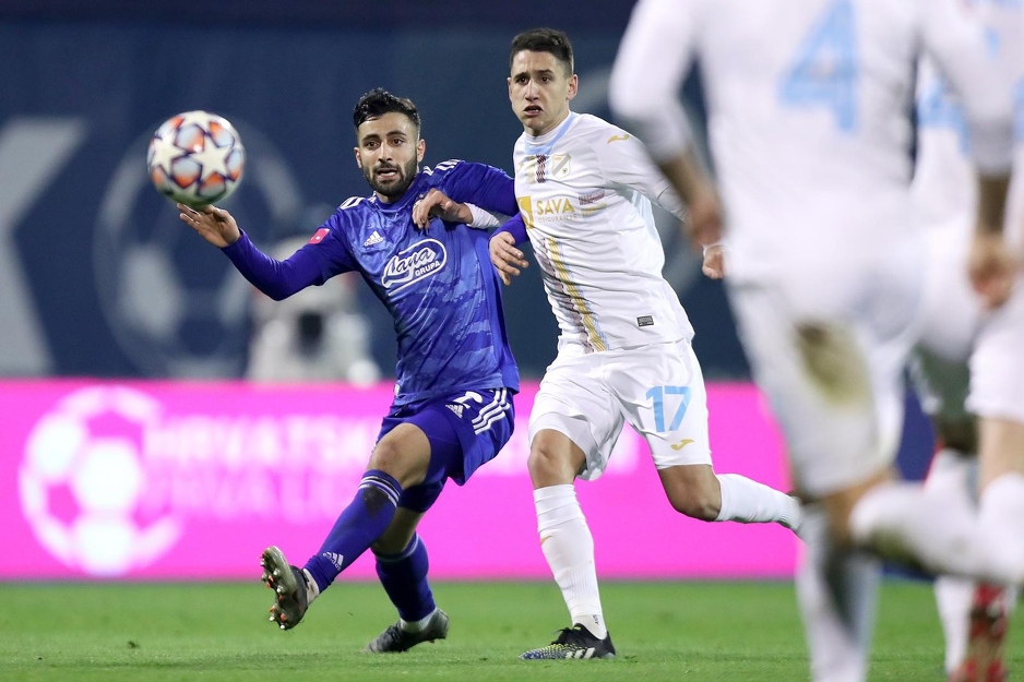 Luka Menalo asistirao je za prvi gol Rijeke (Foto: Igor Kralj/PIXSELL)