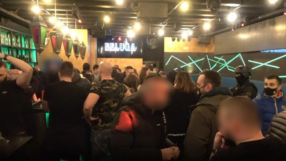 U kafiću prekršene epidemiološke mjere (Foto: MUP RH)