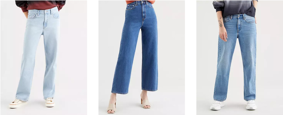 Neki od novih modela farmerki kompanije Levi's