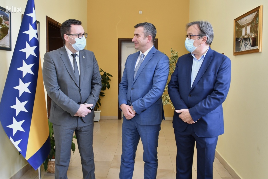 Džindić, Ćatić i Terzić (Foto: I. Š./Klix.ba)