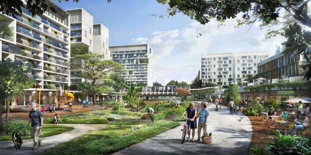 Prostor namijenjen prvenstveno za pješake i bicikliste (Foto: Courtesy The Housing & Development Board)