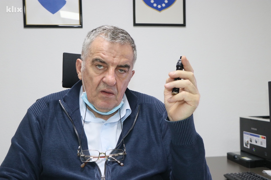 Direktor Kantonalne uprave civilne zaštite Zoran Jovanović (Foto: A. K./Klix.ba)