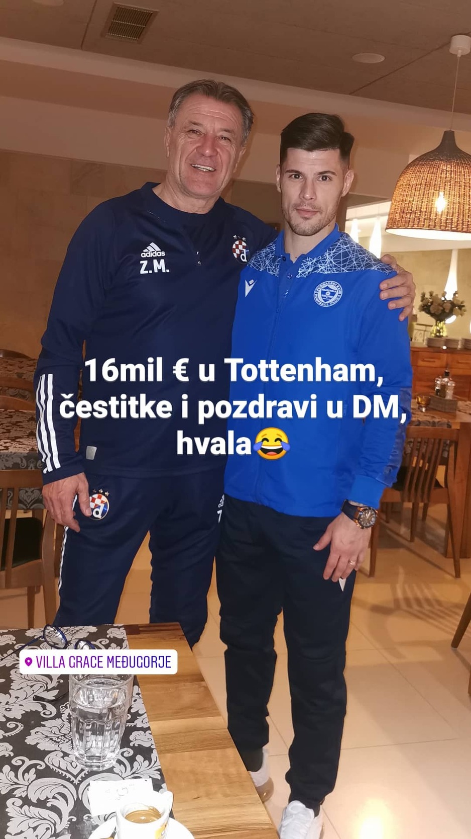 Stevanović se našalio opisom fotografije (Foto: Instagram)