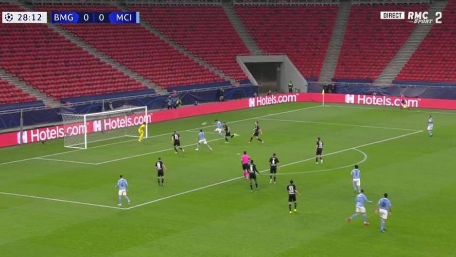 Trenutak kada je Bernardo Silva glavom pogodio za vodstvo Manchester Cityja
