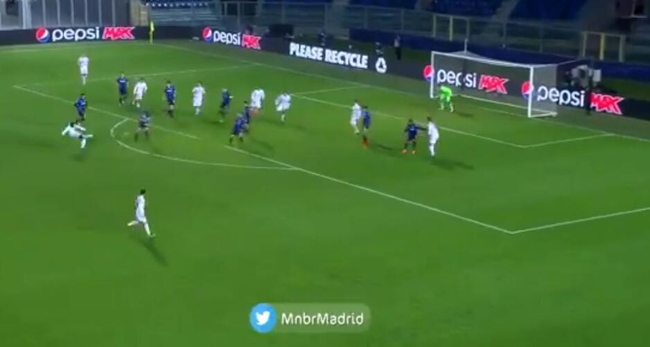 Trenutak kada je Mendy pogodio za vodstvo Real Madrida