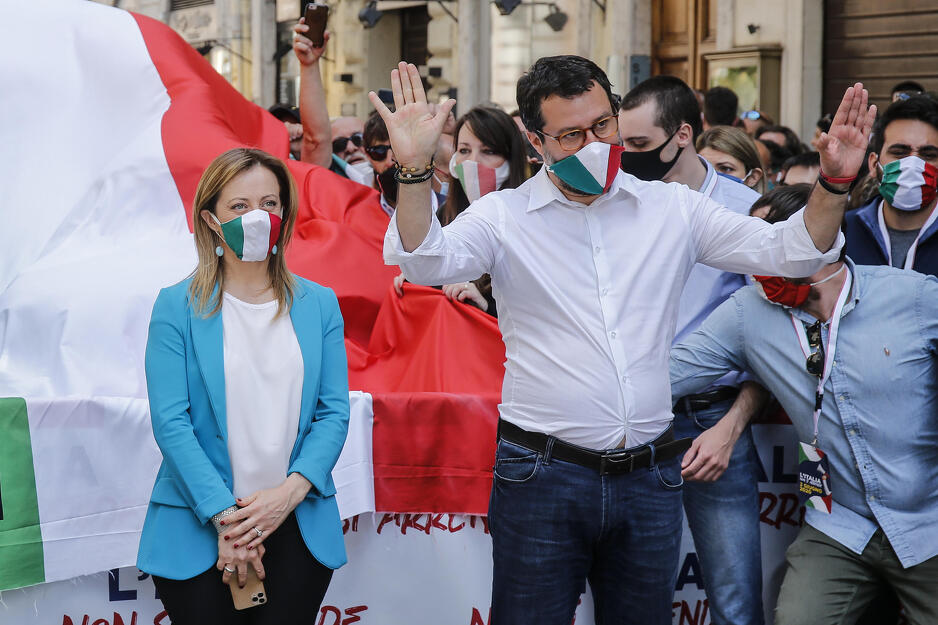 Meloni i Salvini mogući saveznici mađarskog Fidesa (Foto: EPA-EFE)
