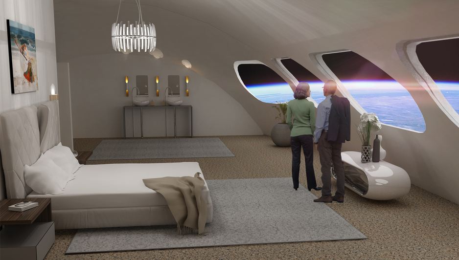 Dizajn sobe u svemirskom hotelu (Foto: Twitter)