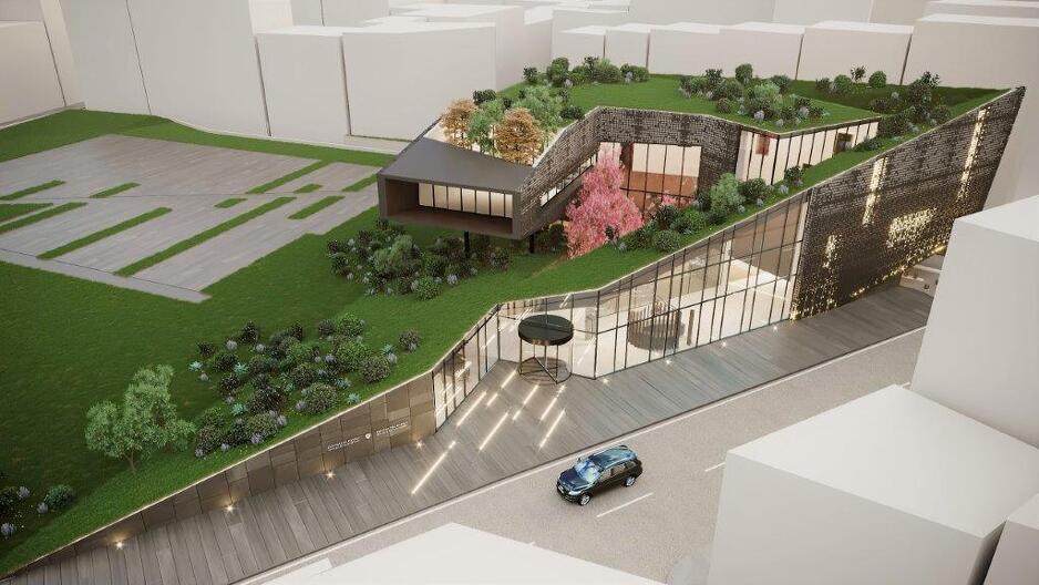 Idejno rješenje zgrade Centralne banke u Hastahani (Foto: Centralna banka BiH)