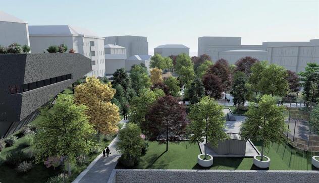 Idejno rješenje zgrade Centralne banke u Hastahani (Foto: Centralna banka BiH)