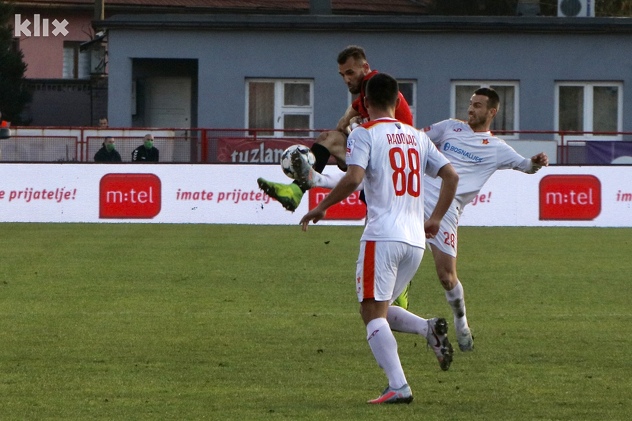 Sloboda - Velež 1:2 (Foto: A. K./Klix.ba)