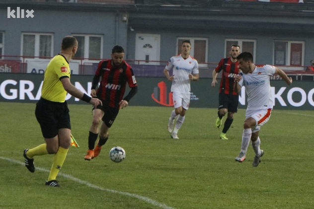 Sloboda - Velež 1:2 (Foto: A. K./Klix.ba)