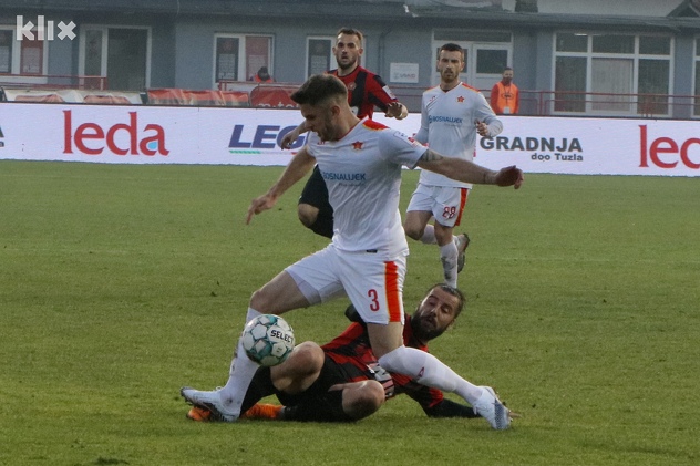Sloboda - Velež 1:2 (Foto: A. K./Klix.ba)
