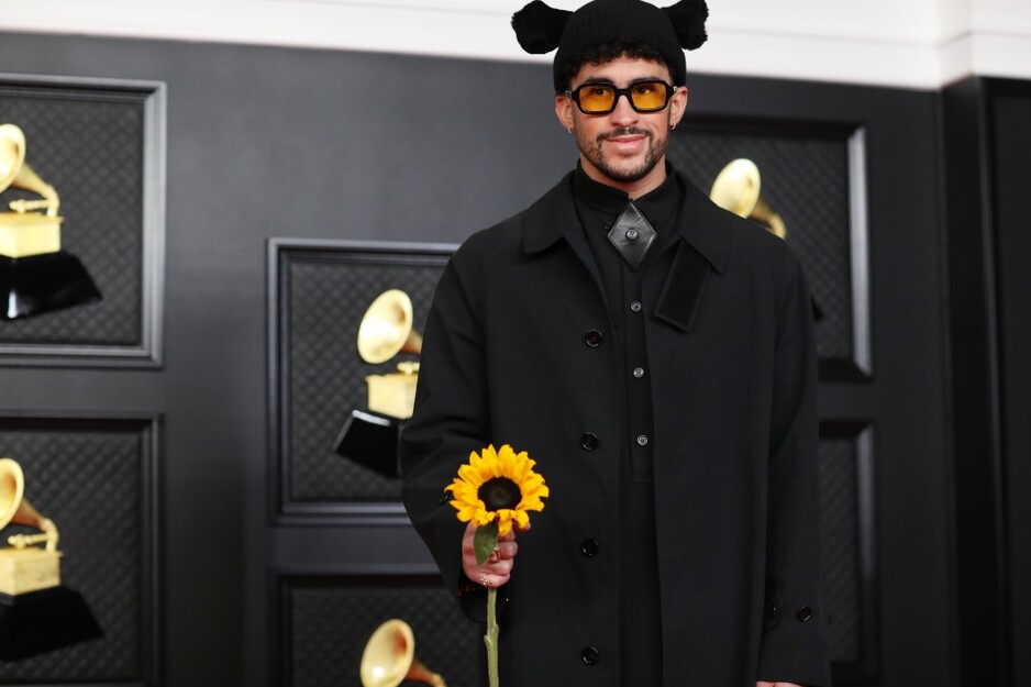 Bad Bunny u Burberryju (Foto: Jay L. Clendenin/Los Angeles Times)