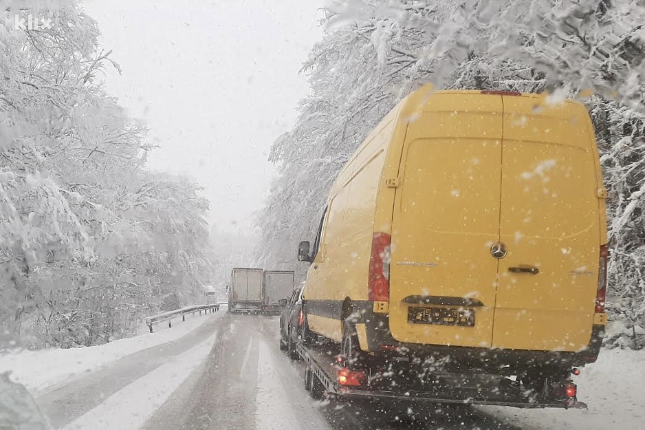 Vozačima se savjetuje povećan oprez (Foto: Čitatelj)