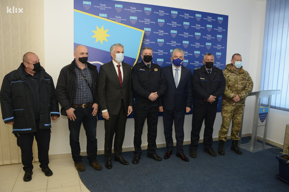 Predstavnici MUP-a i Vlade HNK (Foto: G. Š./Klix.ba)