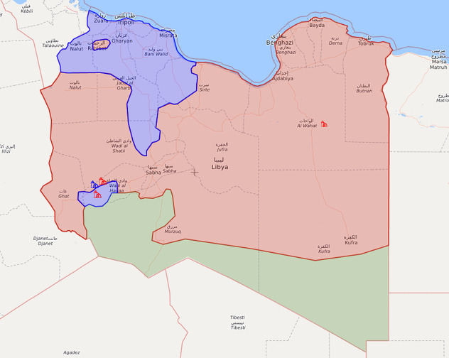 Libija nakon Gadafija ostala podijeljena država