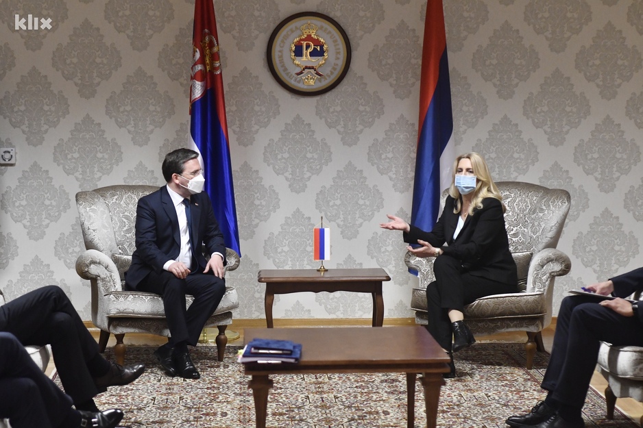 Nikola Selaković i Željka Cvijanović (Foto: T. S./Klix.ba)