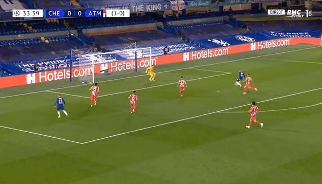 Trenutak kada je Ziyech pogodio za vodstvo Chelseaja od 1:0