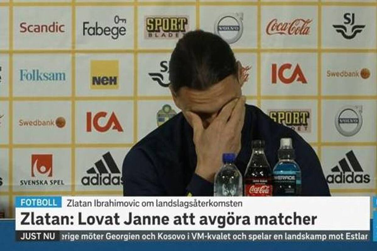 Ibra je posljednju utakmicu za Švedsku odigrao 2016. godine (Foto: Screenshot)