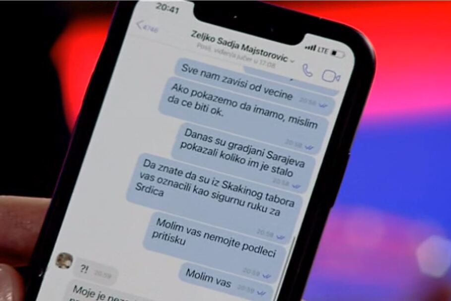 Prepiska između Konakovića i Majstorovića