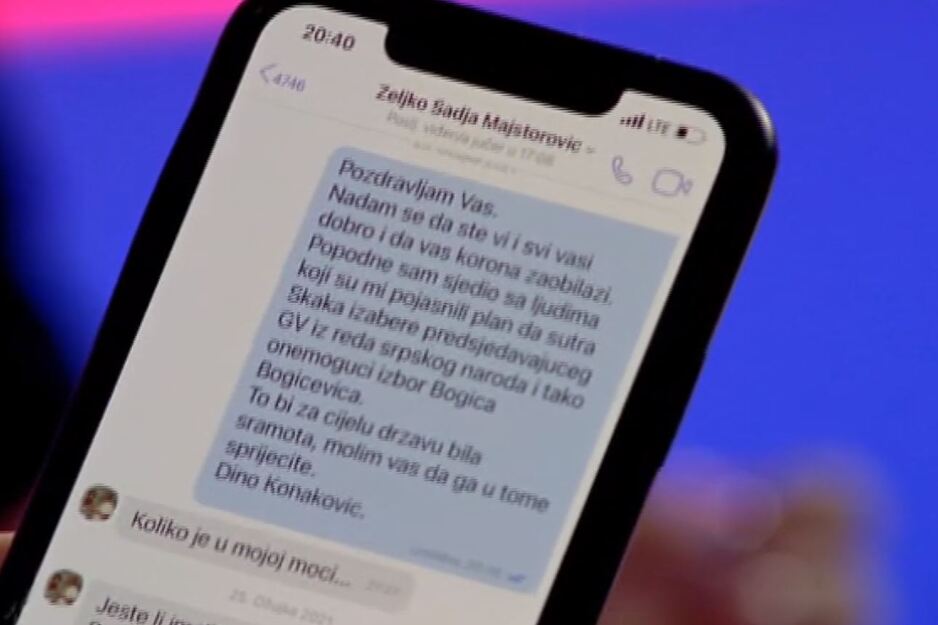 Prepiska između Konakovića i Majstorovića