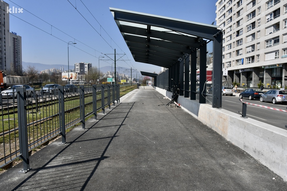 Tramvajska stanica u sarajevskom naselju Otoka se još rekonstruiše (Foto: I. Š./Klix.ba)