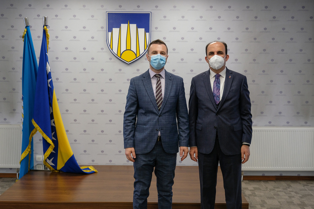Semir Efendić i Ugu Ibrahim Altay (Foto: Općina Novi Grad Sarajevo)