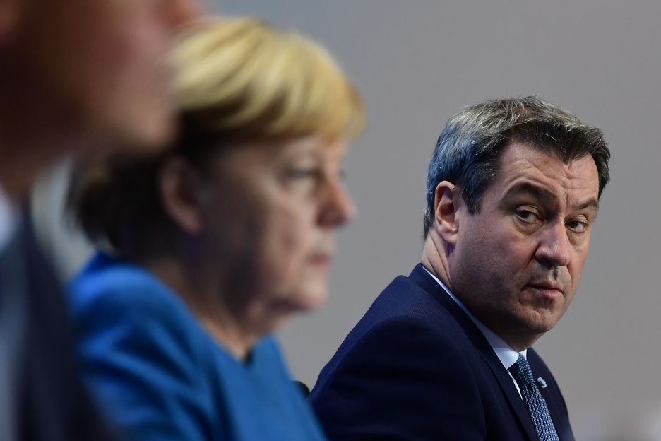 Može li Soeder izaći iz sjene Angele Merkel? (Foto: EPA-EFE)