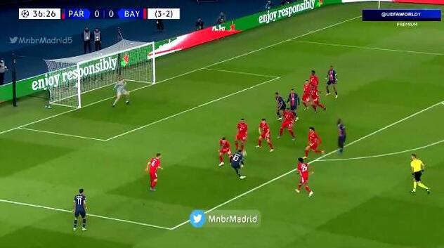 Trenutak kada je Neymar pogodio prečku