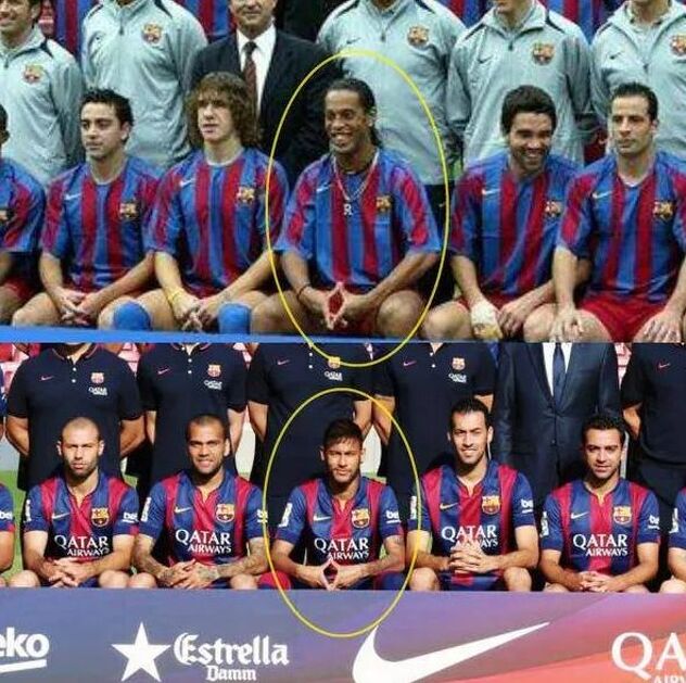 Pique je kopirao Ronaldinha i Neymara (Foto: Twitter)