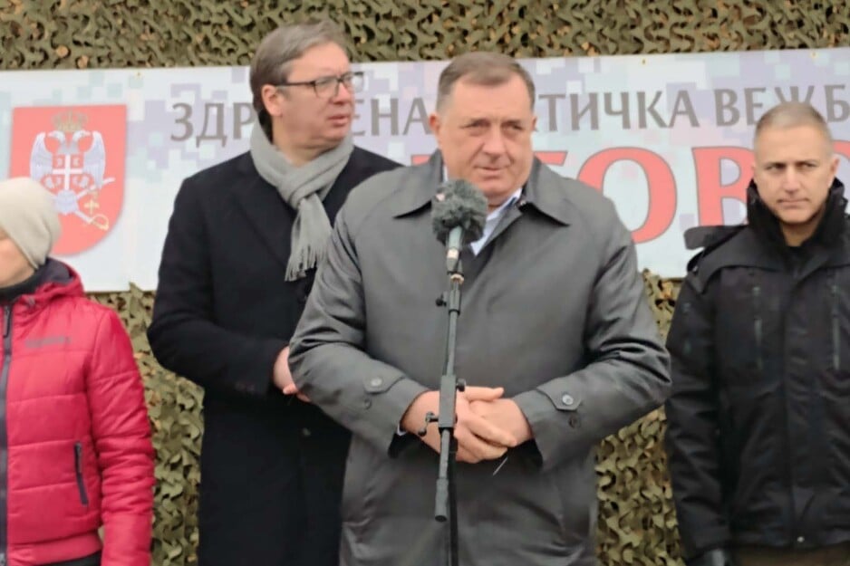 Milorad Dodik se obratio nakon završene vojne vježbe (Foto: SRNA)