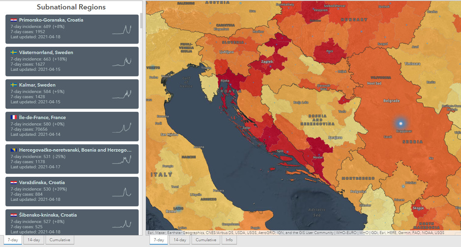 Situacija u regiji (Foto:WHO)