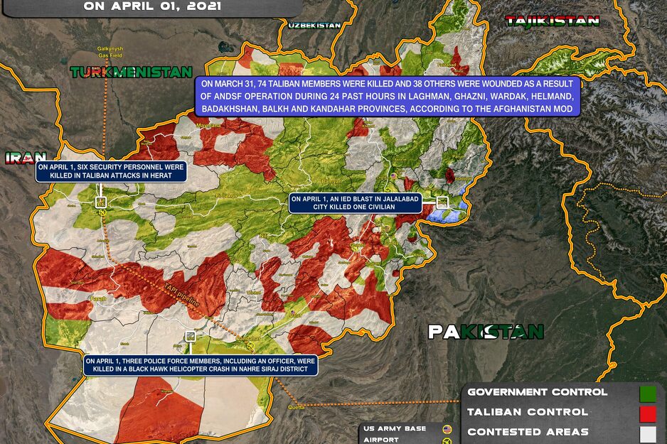 Trenutna situacija u Afganistanu (Foto: southfront.org)