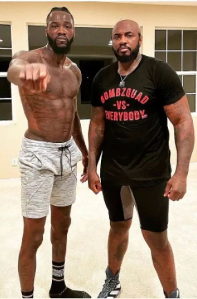 Wilder u društvu trenera Malika Scotta (Foto: Screenshot)