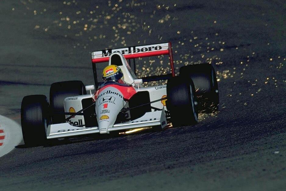 Senna dok je vozio za McLaren
