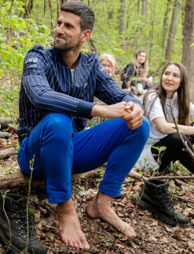 Đoković je prije dolaska u Sarajevo proveo vrijeme na planini Rtanj (Foto: Telegraf.rs)