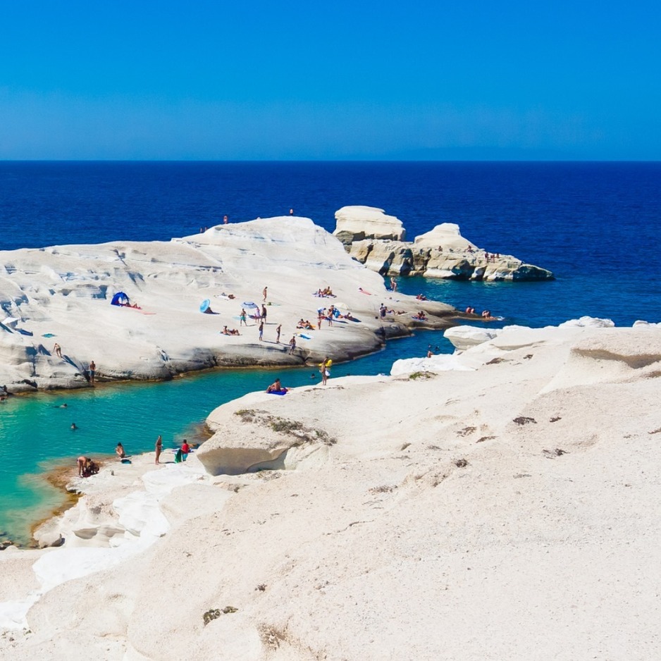 Sarakiniko plaža (Foto: Instagram)