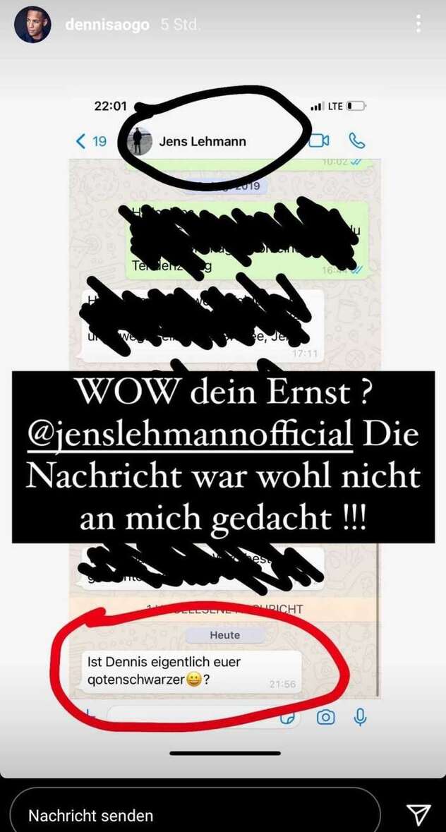 Sporna poruka koju je Aogo objavio na društvenoj mreži Instagram