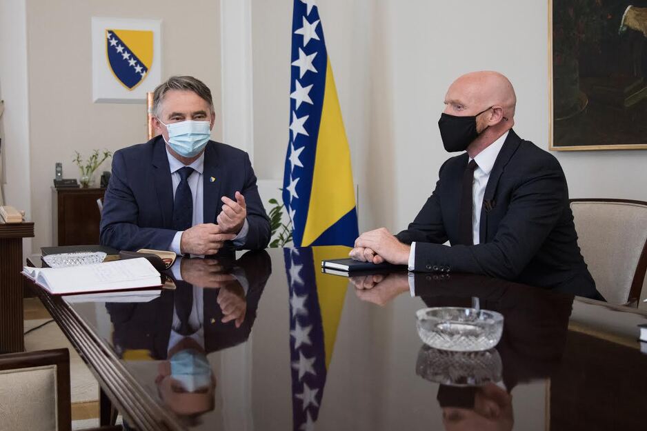 Matthew Field u posjeti Željku Komšiću